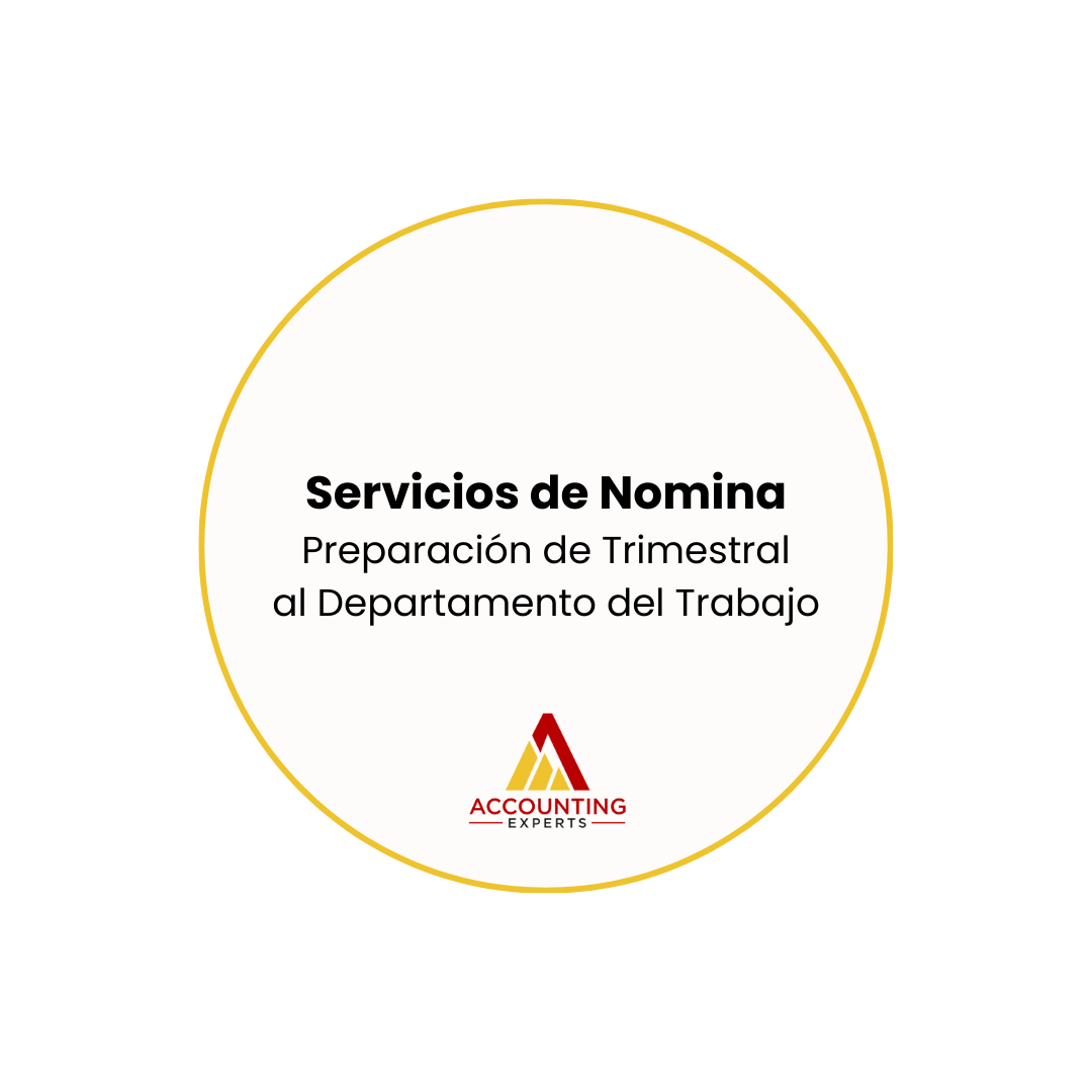Preparación de Trimestral al Departamento del Trabajo por Nomina