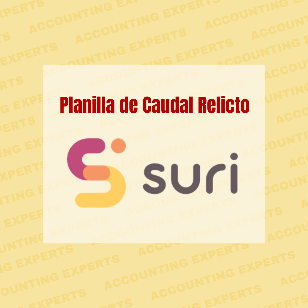 Planilla de Caudal Relicto
