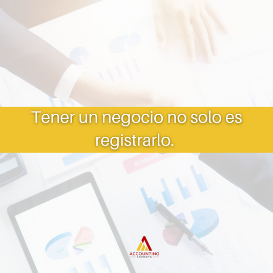 Tener un negocio no solo es registrarlo.