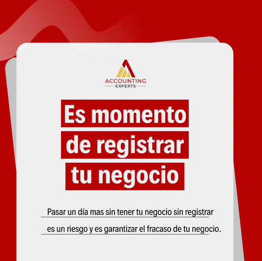 Es momento de registrar tu negocio