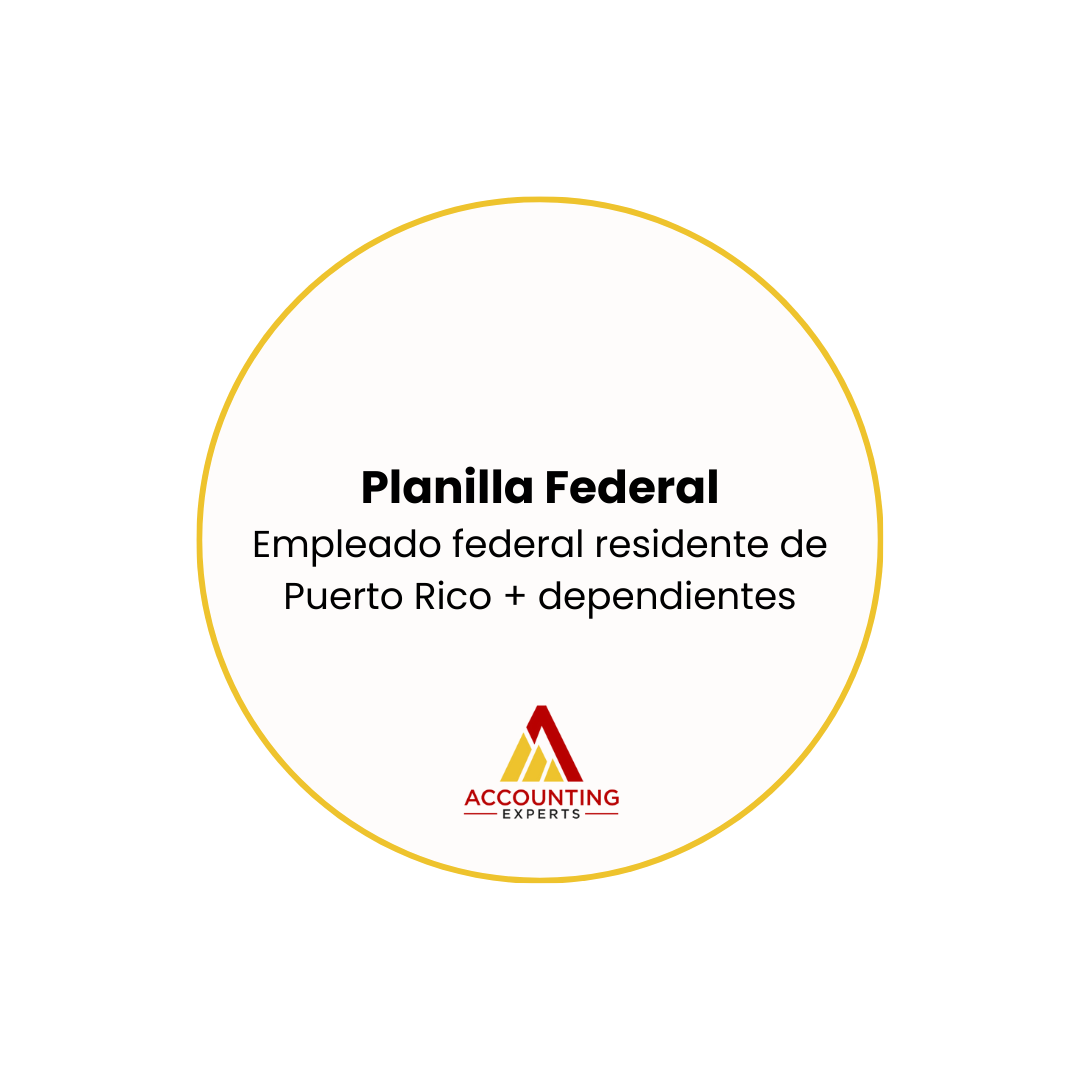 Planilla Federal - Empleado federal residente de Puerto Rico + dependientes
