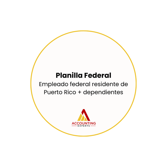 Planilla Federal - Empleado federal residente de Puerto Rico + dependientes