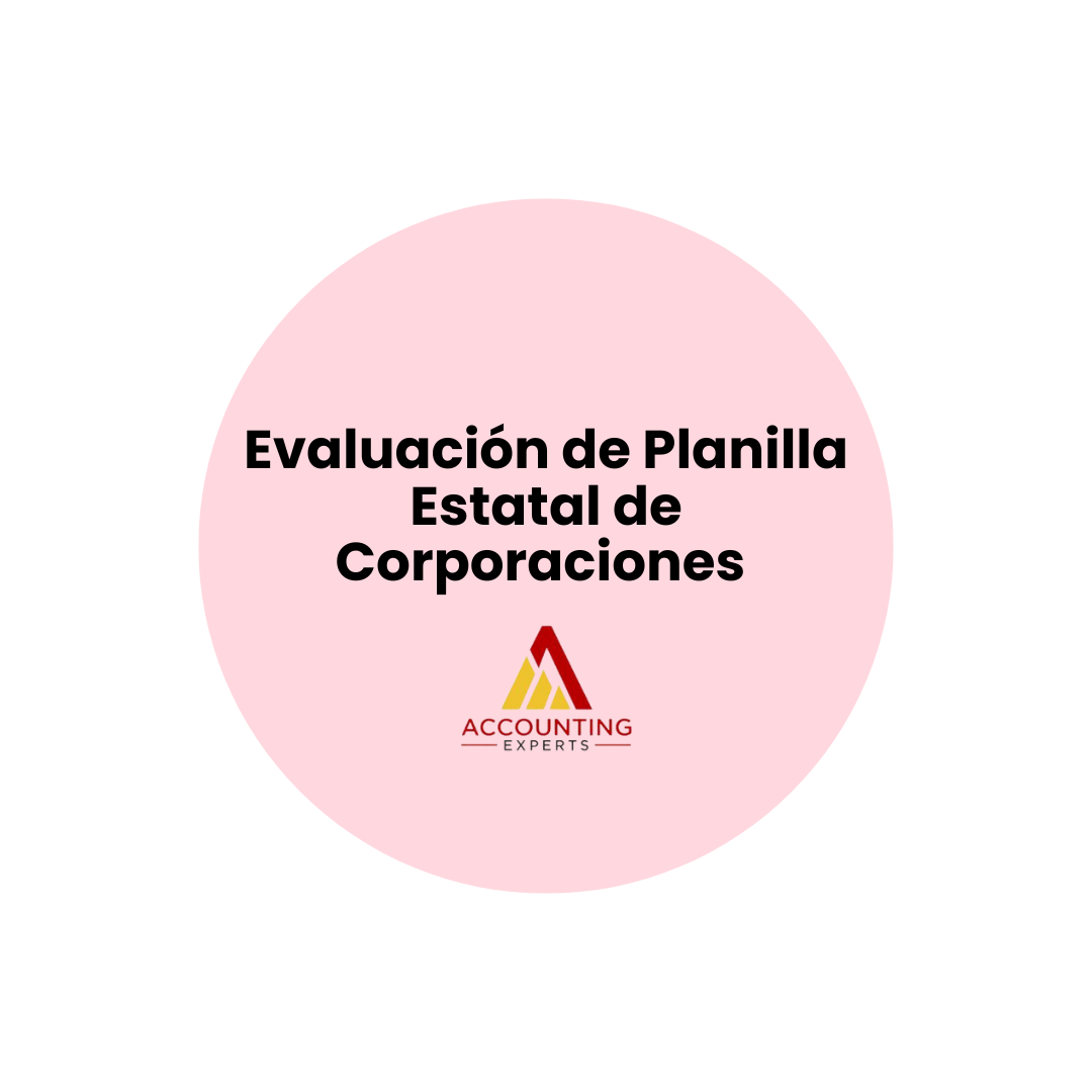 Evaluación de Planilla Estatal de Corporacion (Dept. de Hacienda)