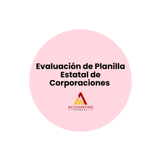 Evaluación de Planilla Estatal de Corporacion (Dept. de Hacienda)