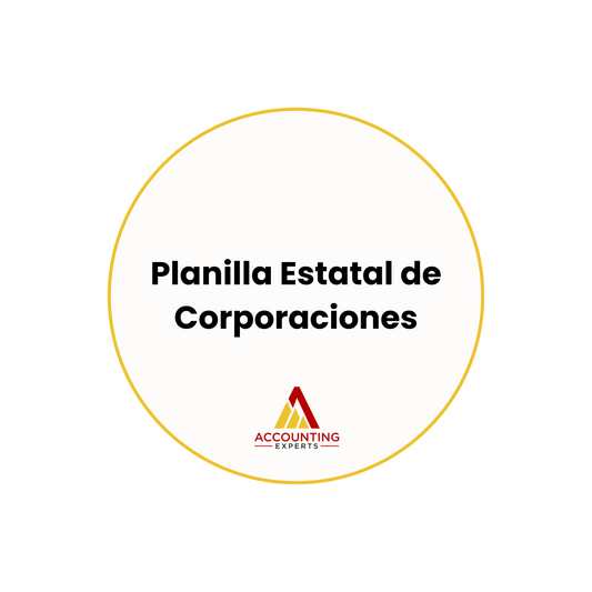 Planilla Corporativa Estatal para corporaciones regulares (Departamento de Hacienda)