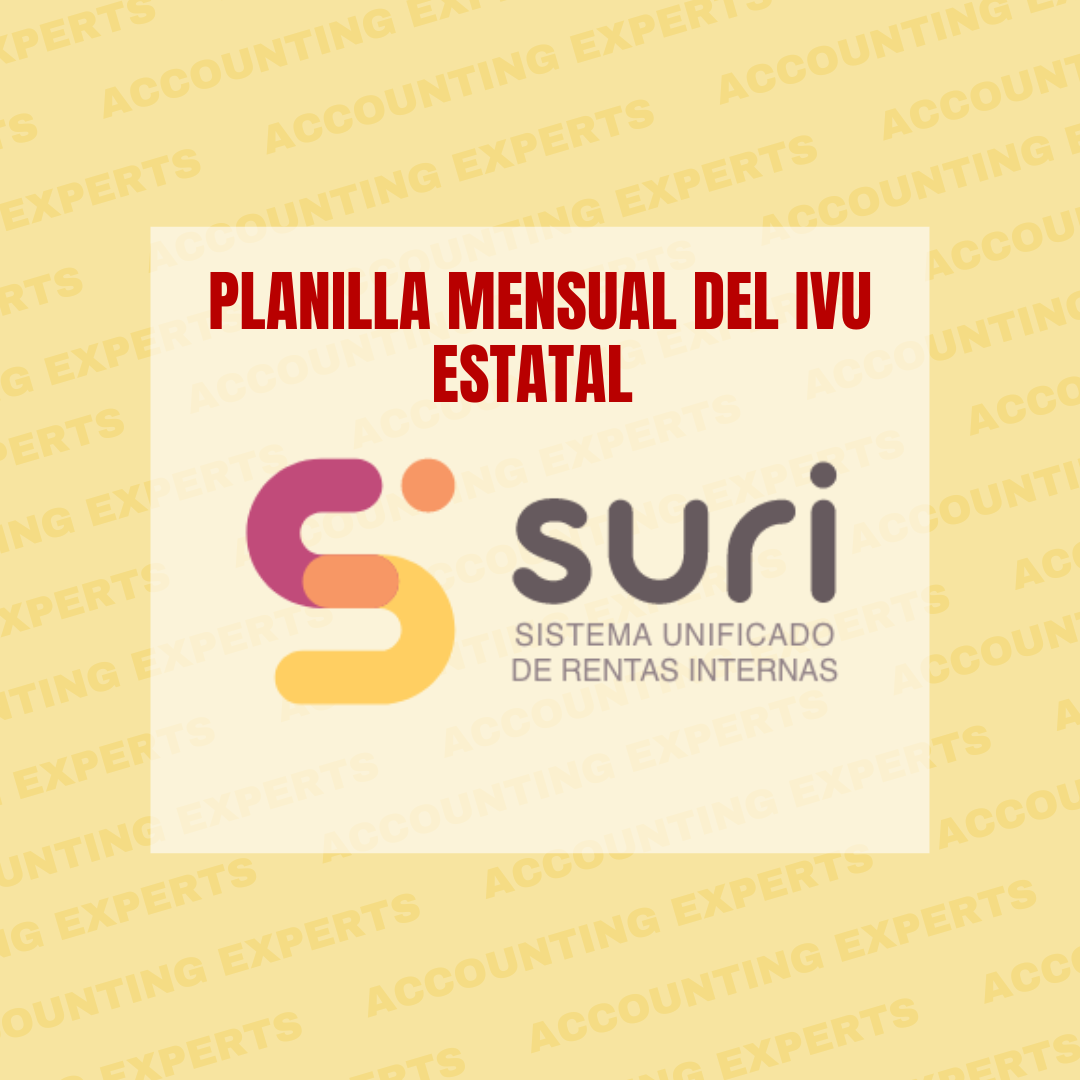Planilla Mensual del IVU Estatal y Municipal (combo)
